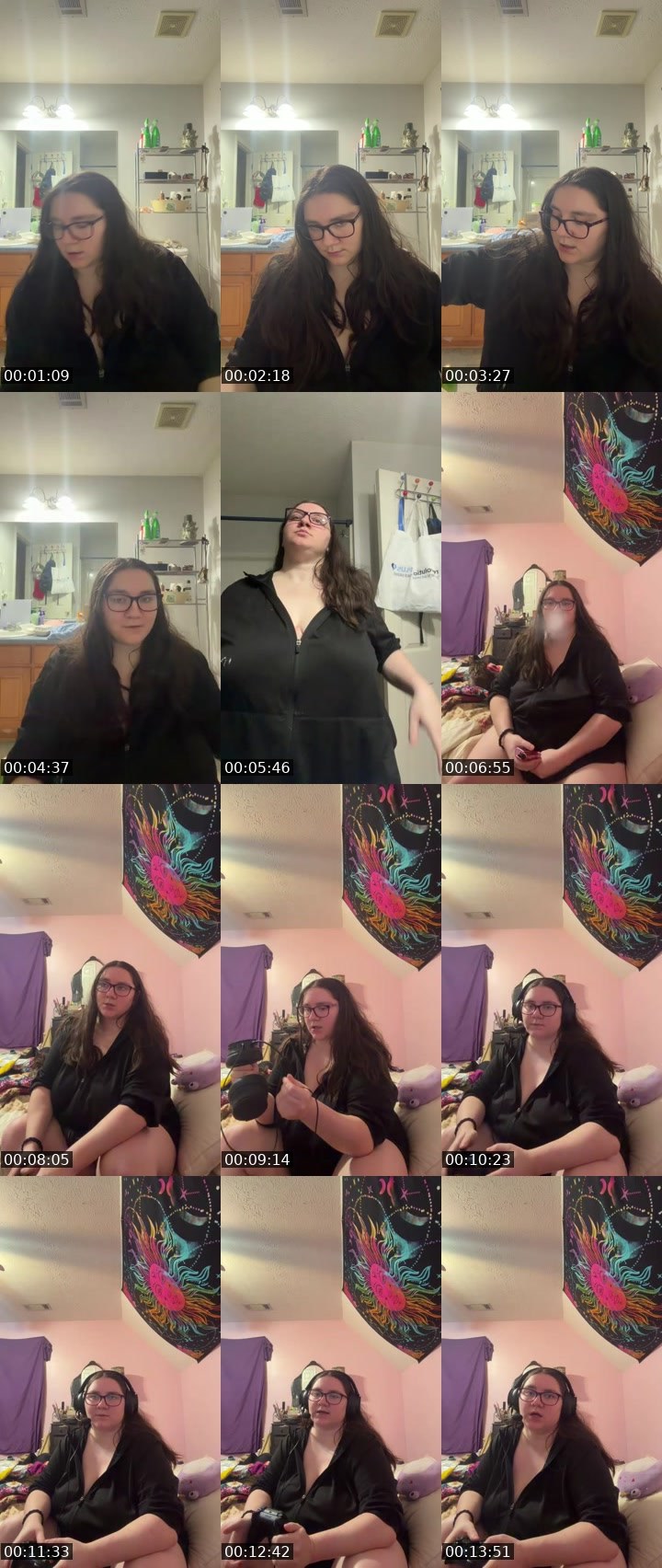 Contact-sheet preview of katherine33's BuzzCast recording