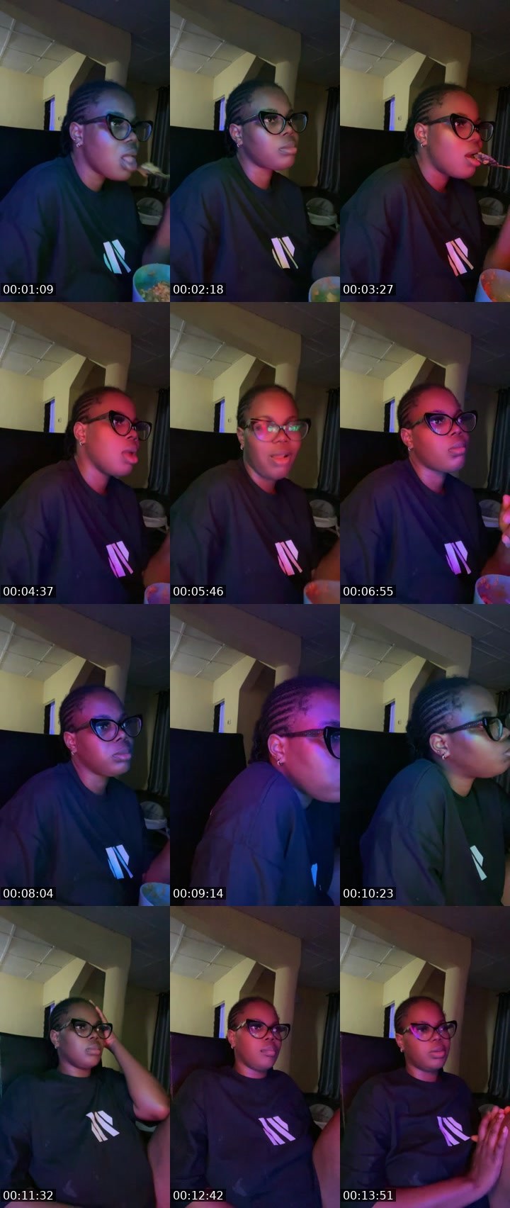Contact-sheet preview of 69k🎯👸Clasycham❤️'s BuzzCast recording
