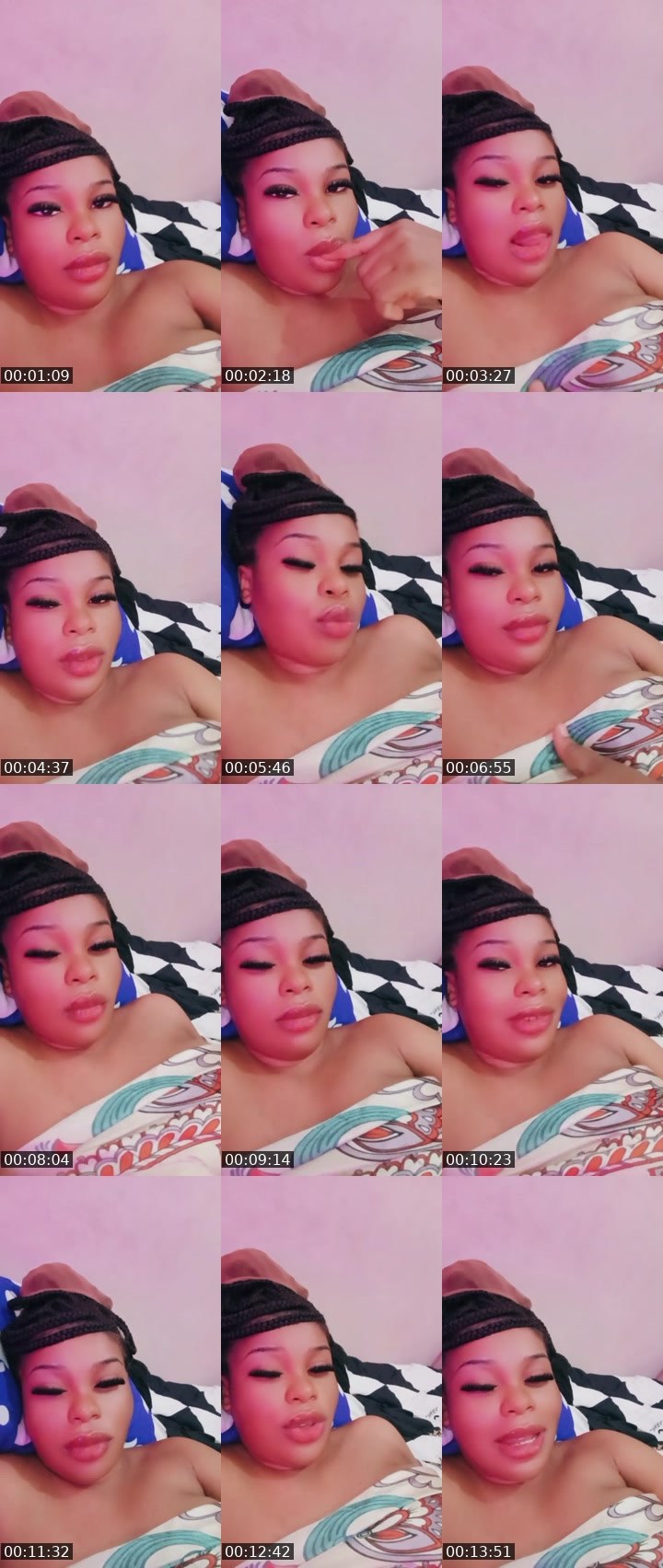 Contact-sheet preview of 8k Bugatti 💞🥇's BuzzCast recording