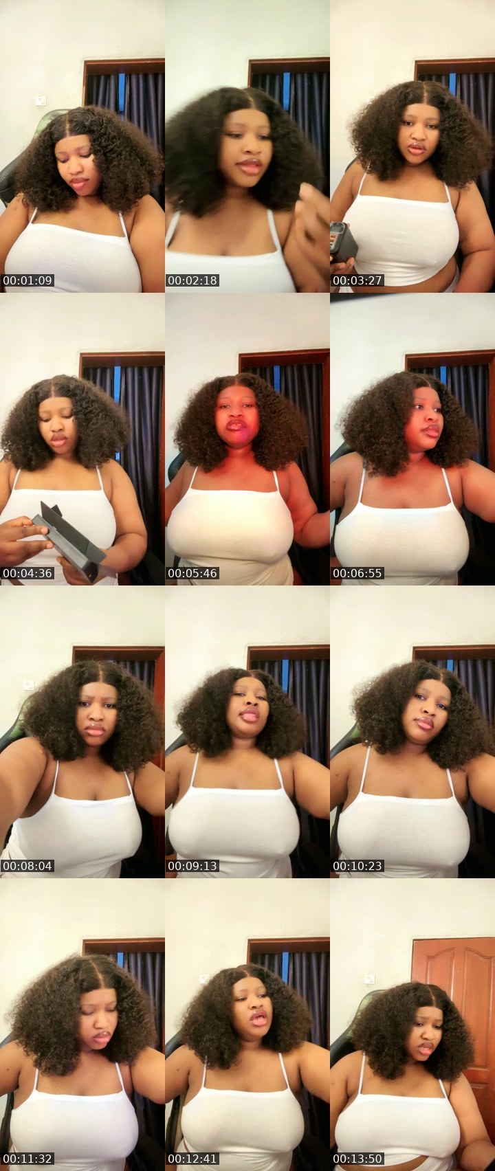 Contact-sheet preview of 💋44k KISS💄's BuzzCast recording