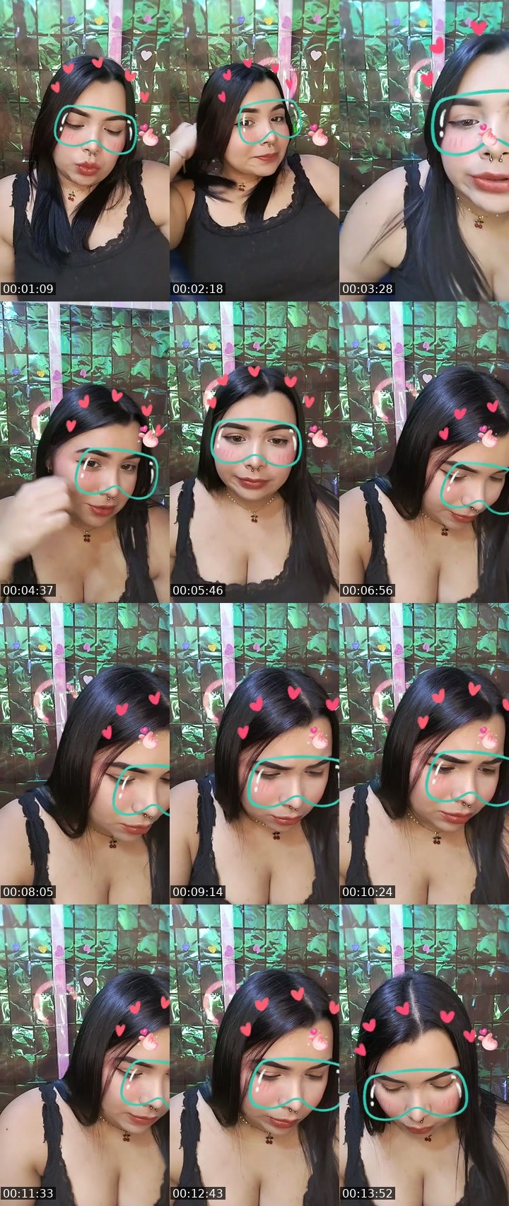 Contact-sheet preview of ♠️25K✨🖤's BuzzCast recording