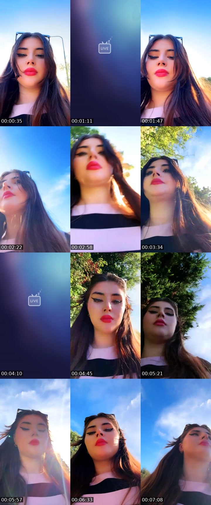 Contact-sheet preview of 𝐒✨XxLauriexX's BuzzCast recording