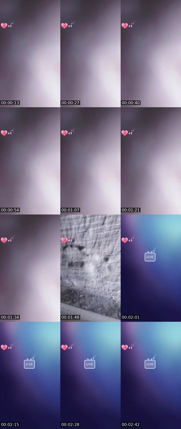 Contact-sheet preview of 2M 𝕊𝕋𝔸ℂ𝕀𝔸❤️'s BuzzCast recording