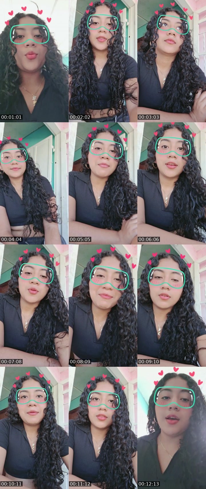 Contact-sheet preview of ↟Ꮆℓ↡🖤Ailana💙ᴿ's BuzzCast recording