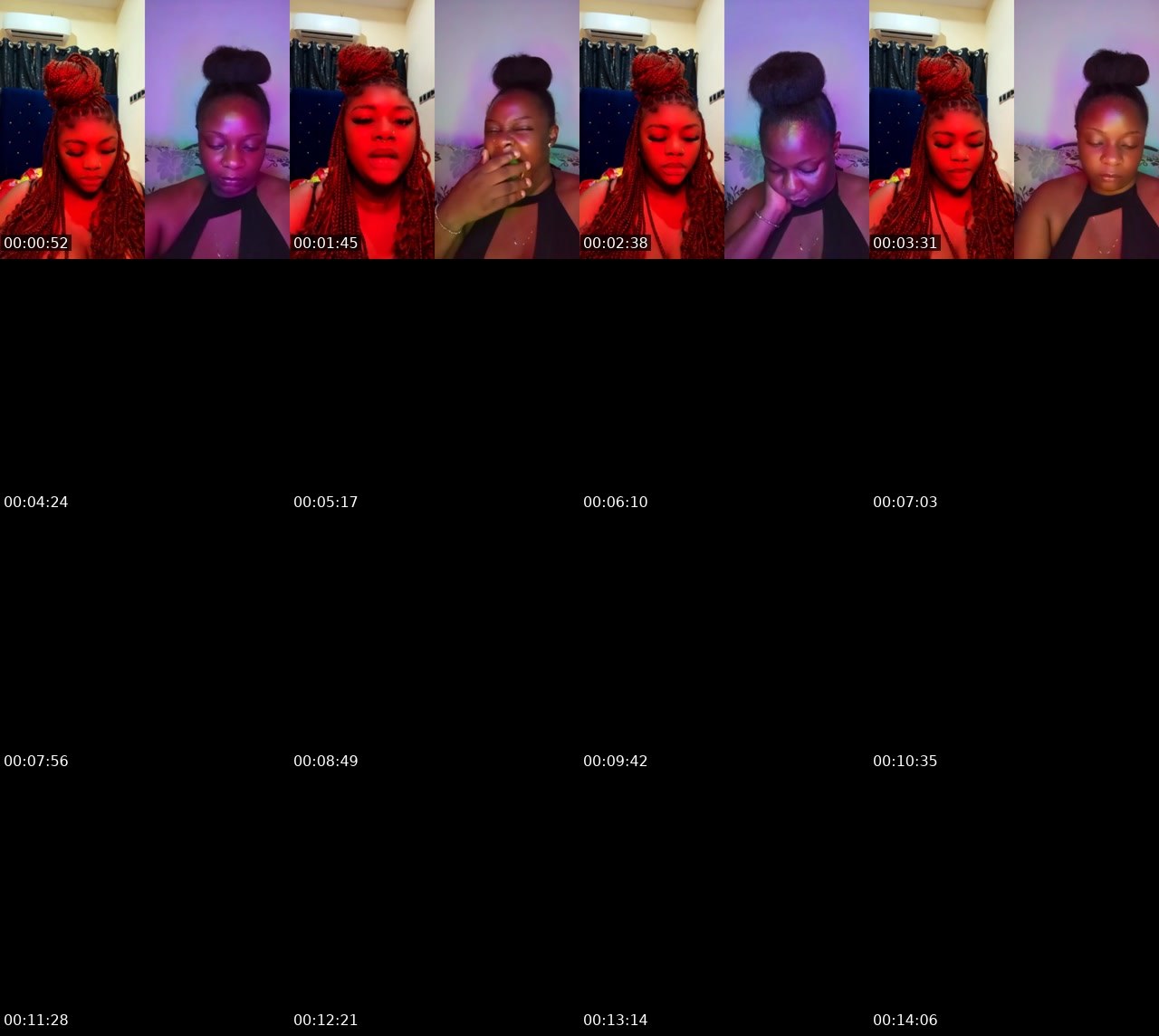 Contact-sheet preview of jasmine❤️'s BuzzCast recording