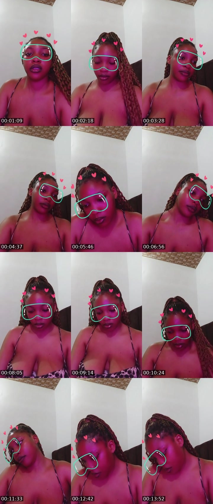 Contact-sheet preview of 20k🎯Honeyhaze 😈's BuzzCast recording