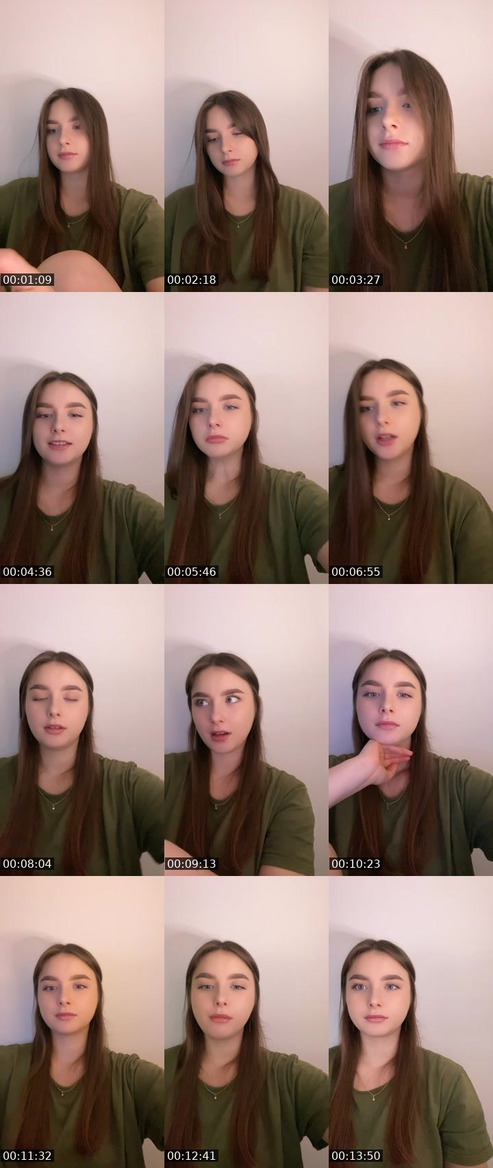 Contact-sheet preview of Vikulya🤍's BuzzCast recording