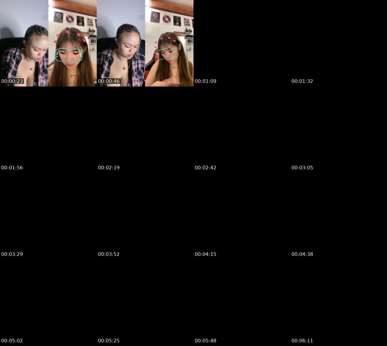 Contact-sheet preview of 💋58kadorable 🥰's BuzzCast recording