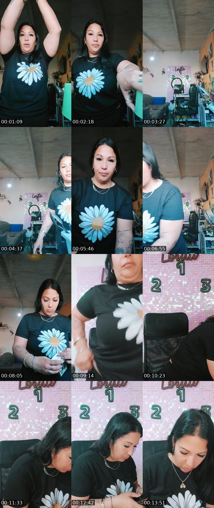 Contact-sheet preview of Lori⚡Champû⚡'s BuzzCast recording