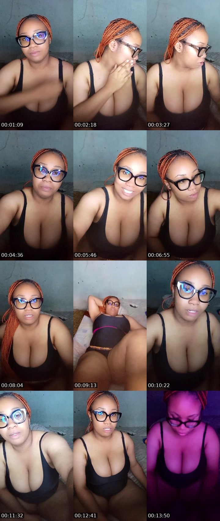 Contact-sheet preview of W*T🌹MISTRESS🌲💰's BuzzCast recording