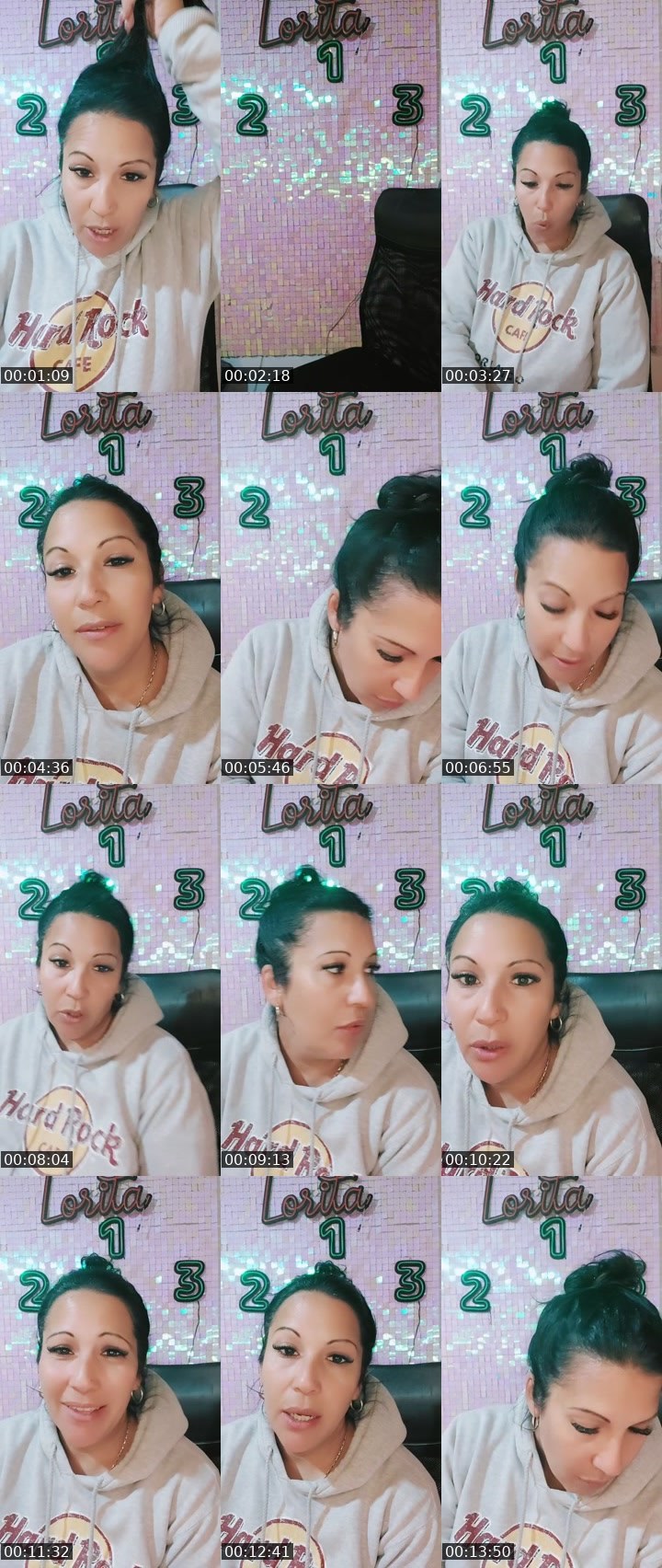 Contact-sheet preview of Lori⚡Champû⚡'s BuzzCast recording