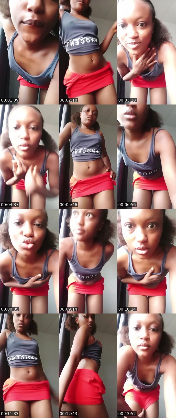 Contact-sheet preview of 6.4k🥹caramel🥨's BuzzCast recording