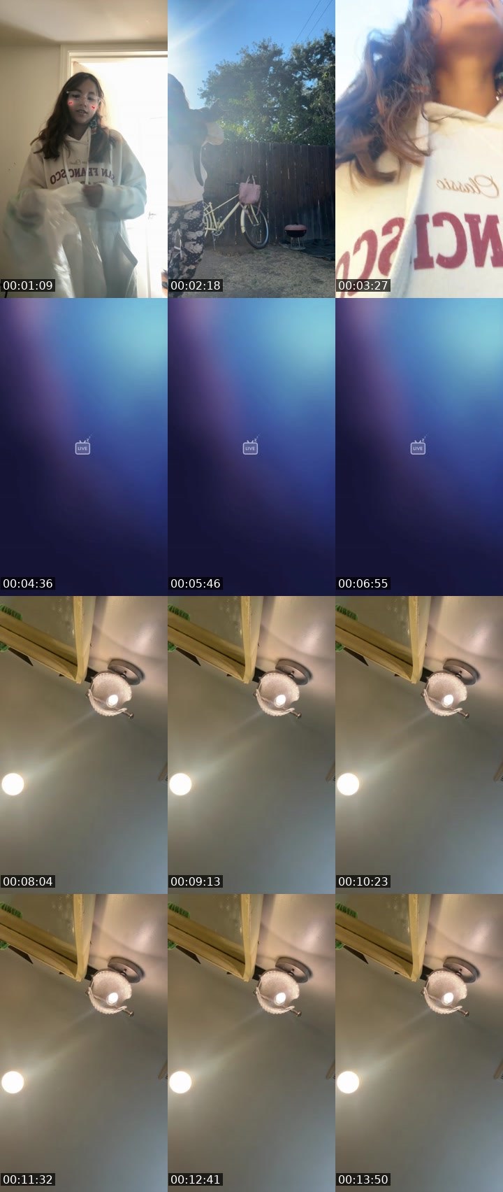 Contact-sheet preview of •Chiquita•'s BuzzCast recording
