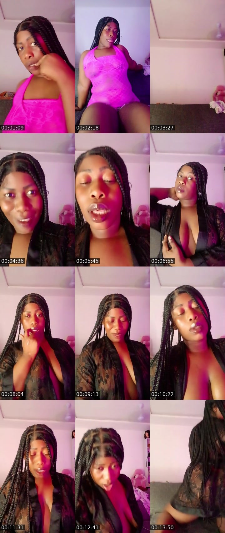 Contact-sheet preview of 39k help brok girl's BuzzCast recording