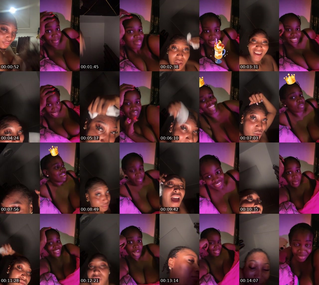 Contact-sheet preview of ™️💲exyLexa🥰🫦's BuzzCast recording