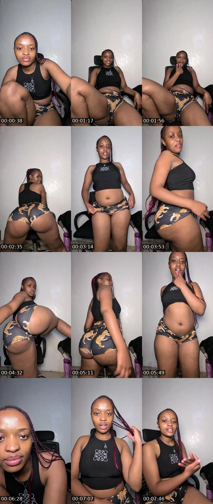 Contact-sheet preview of 🦋Kelsy🦋's BuzzCast recording
