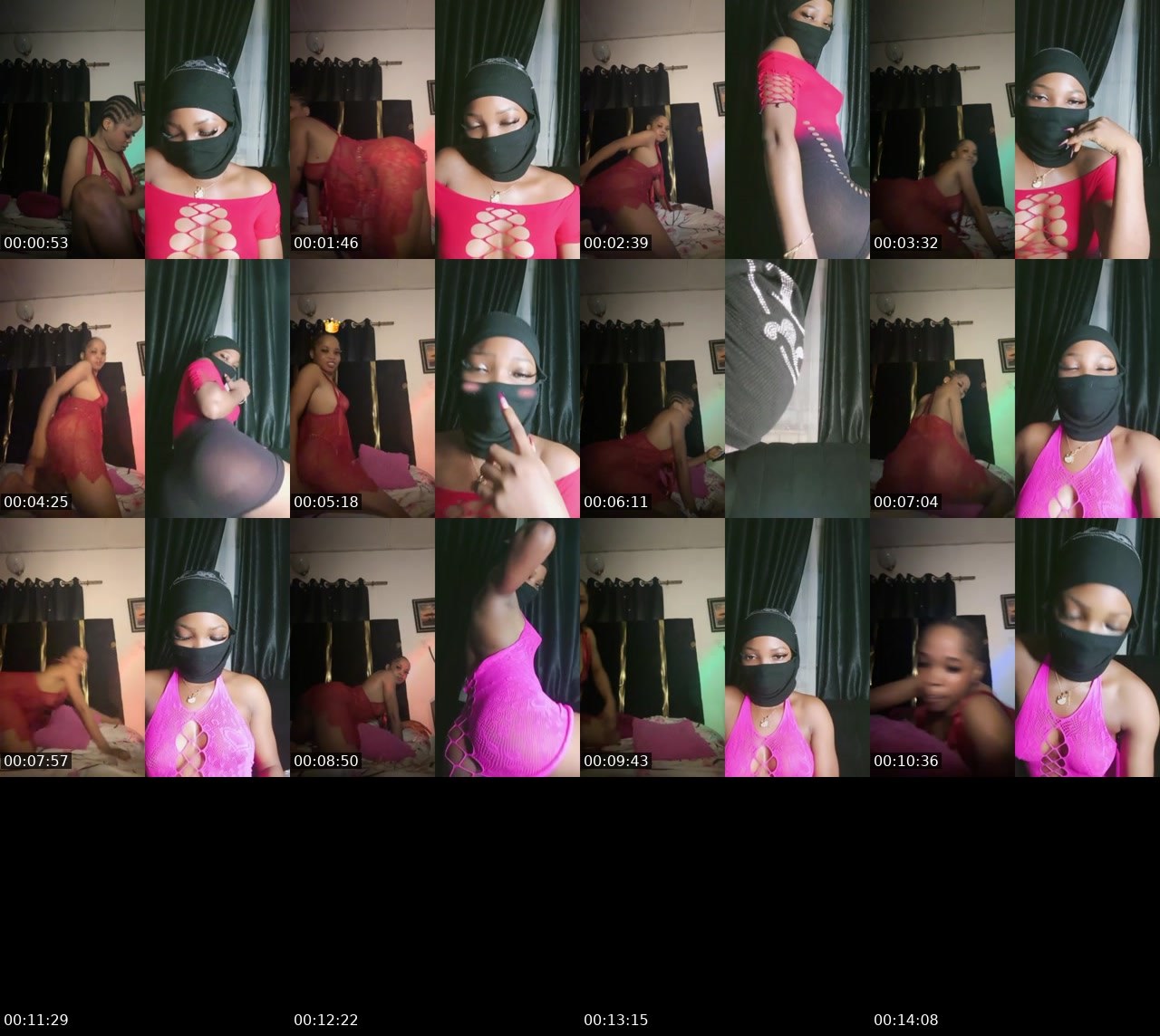 Contact-sheet preview of Zee Baby🫦's BuzzCast recording