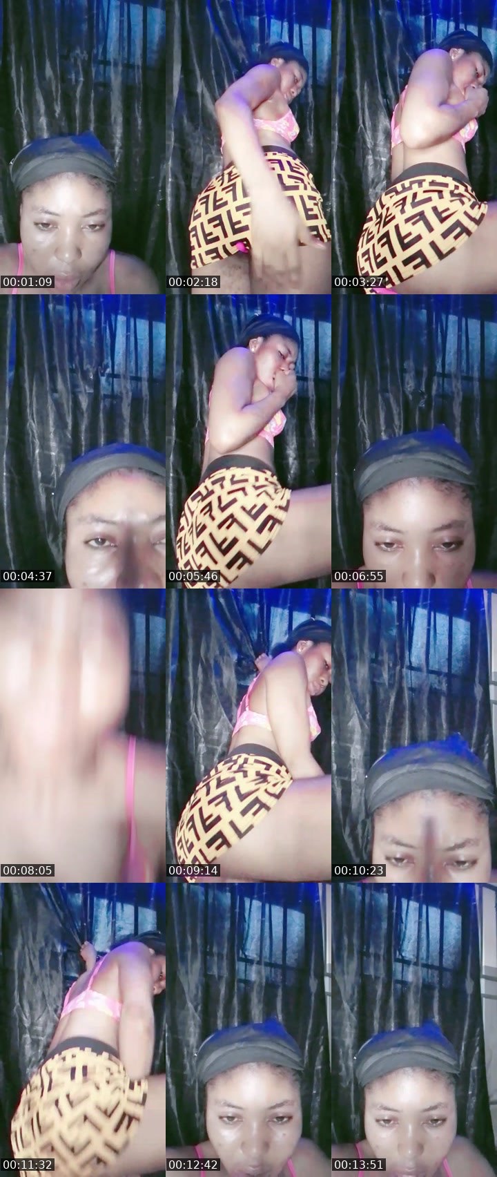 Contact-sheet preview of 10kbabe beauty 😊's BuzzCast recording