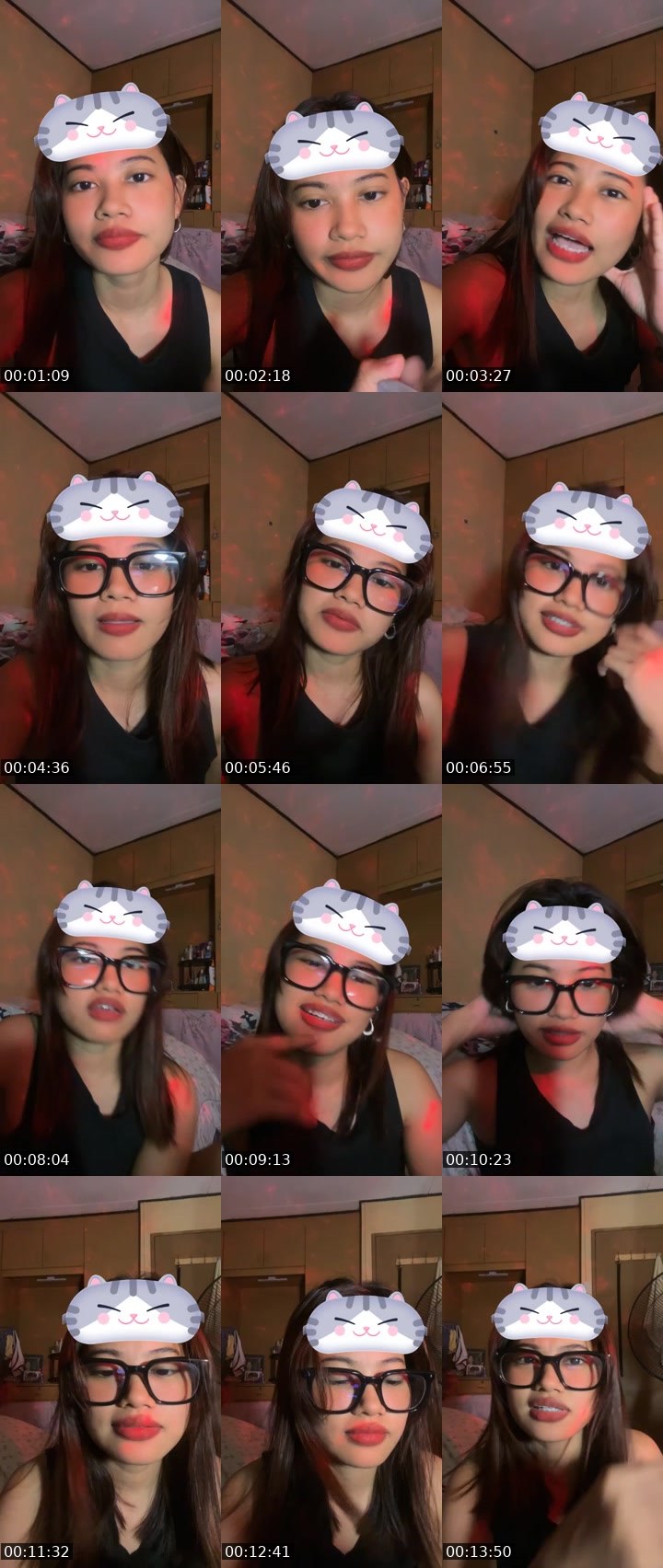 Contact-sheet preview of ❀𝓘𝓼𝓱𝓪❀'s BuzzCast recording
