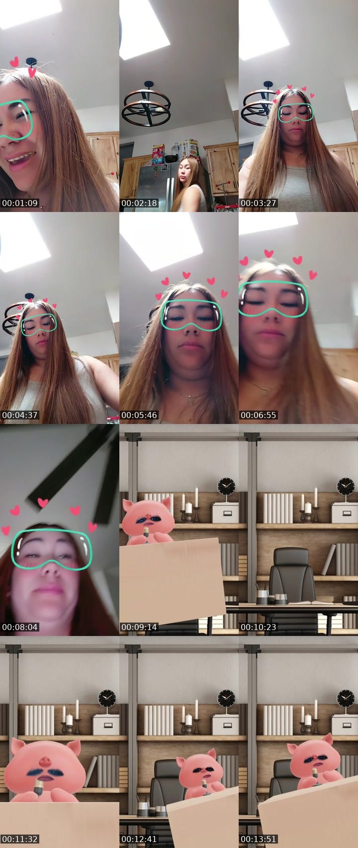 Contact-sheet preview of 💝𝓔☆𝓐Candy150k😈's BuzzCast recording