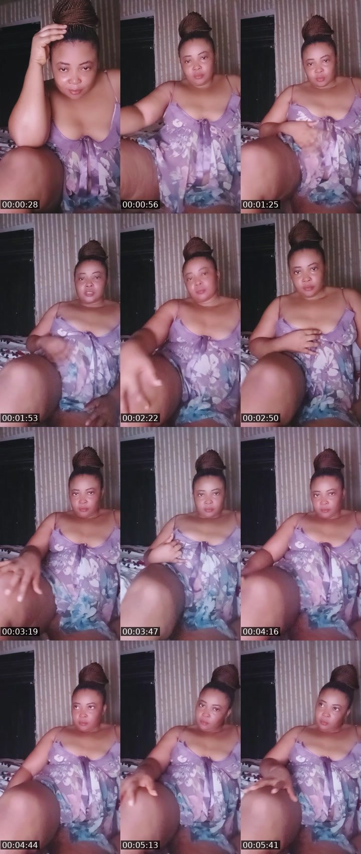 Contact-sheet preview of goddess24924479's BuzzCast recording