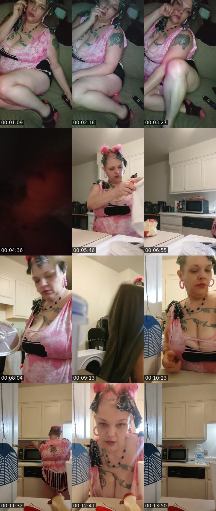 Contact-sheet preview of Btch pwez's BuzzCast recording
