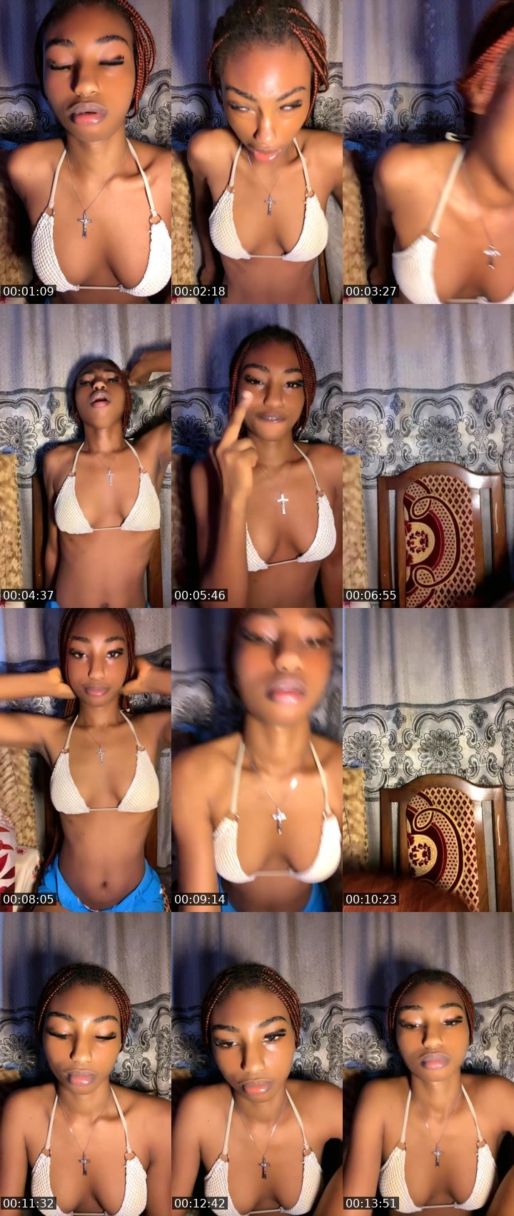 Contact-sheet preview of 🍑Wët💦Sparkle🥷💞's BuzzCast recording