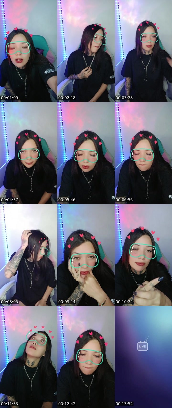 Contact-sheet preview of 𝓓🅖𝐴𝑙𝑎𝑠𝑘𝑎❄️'s BuzzCast recording