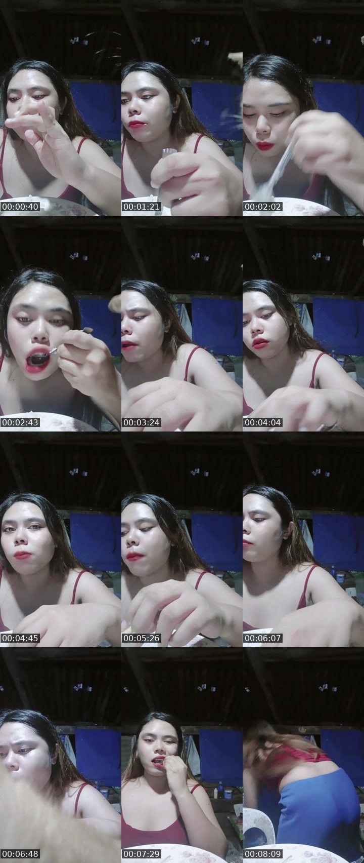 Contact-sheet preview of 🐬Hannah Rose🐬's BuzzCast recording