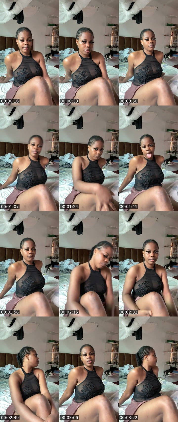 Contact-sheet preview of 69k🎯👸Clasycham❤️'s BuzzCast recording