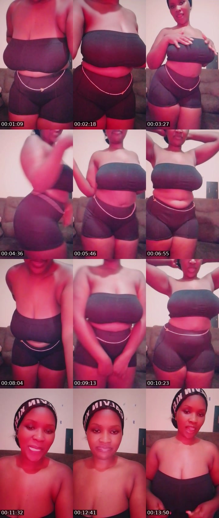 Contact-sheet preview of ❤️👙Creamy Quee🌹's BuzzCast recording