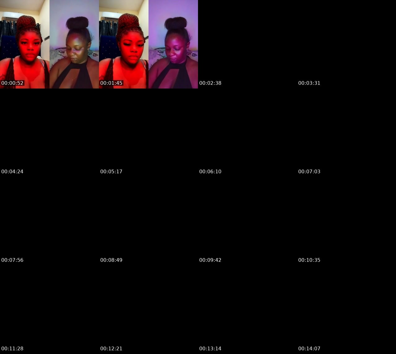 Contact-sheet preview of jasmine❤️'s BuzzCast recording