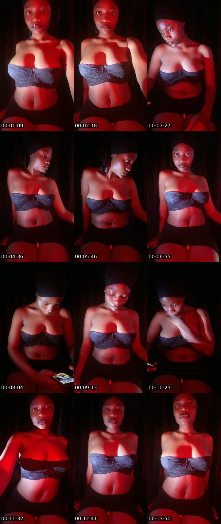 Contact-sheet preview of 75kᶢᶬᵈtease quee's BuzzCast recording