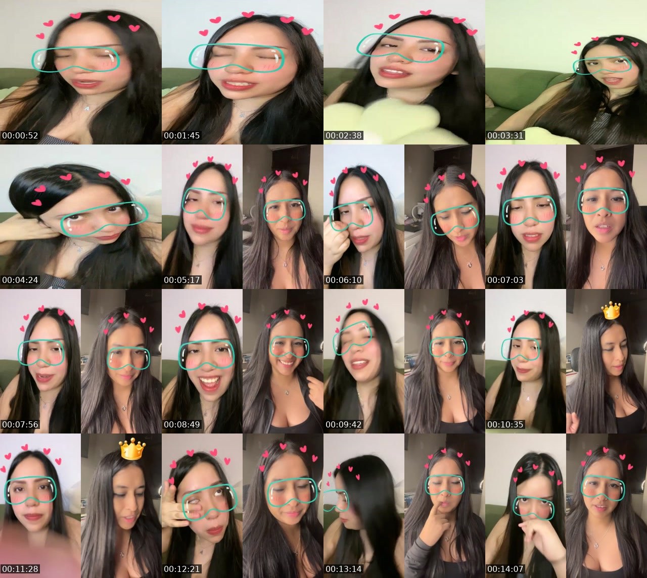 Contact-sheet preview of 𝒰༒55kSunnie🖤🌷's BuzzCast recording