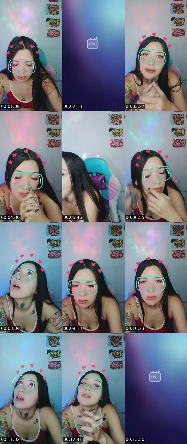 Contact-sheet preview of 𝓓🅖𝐴𝑙𝑎𝑠𝑘𝑎❄️'s BuzzCast recording