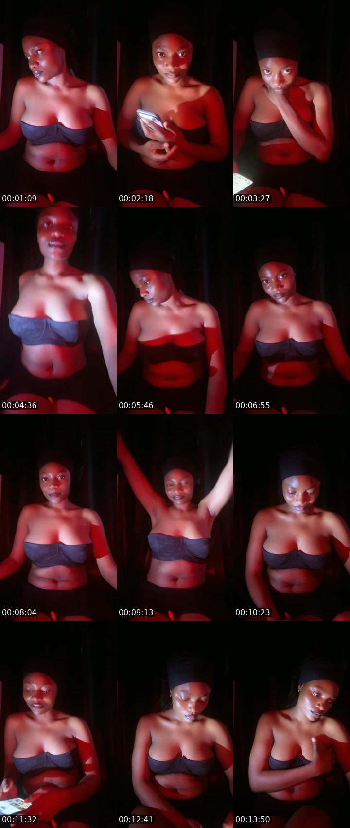 Contact-sheet preview of 75kᶢᶬᵈtease quee's BuzzCast recording