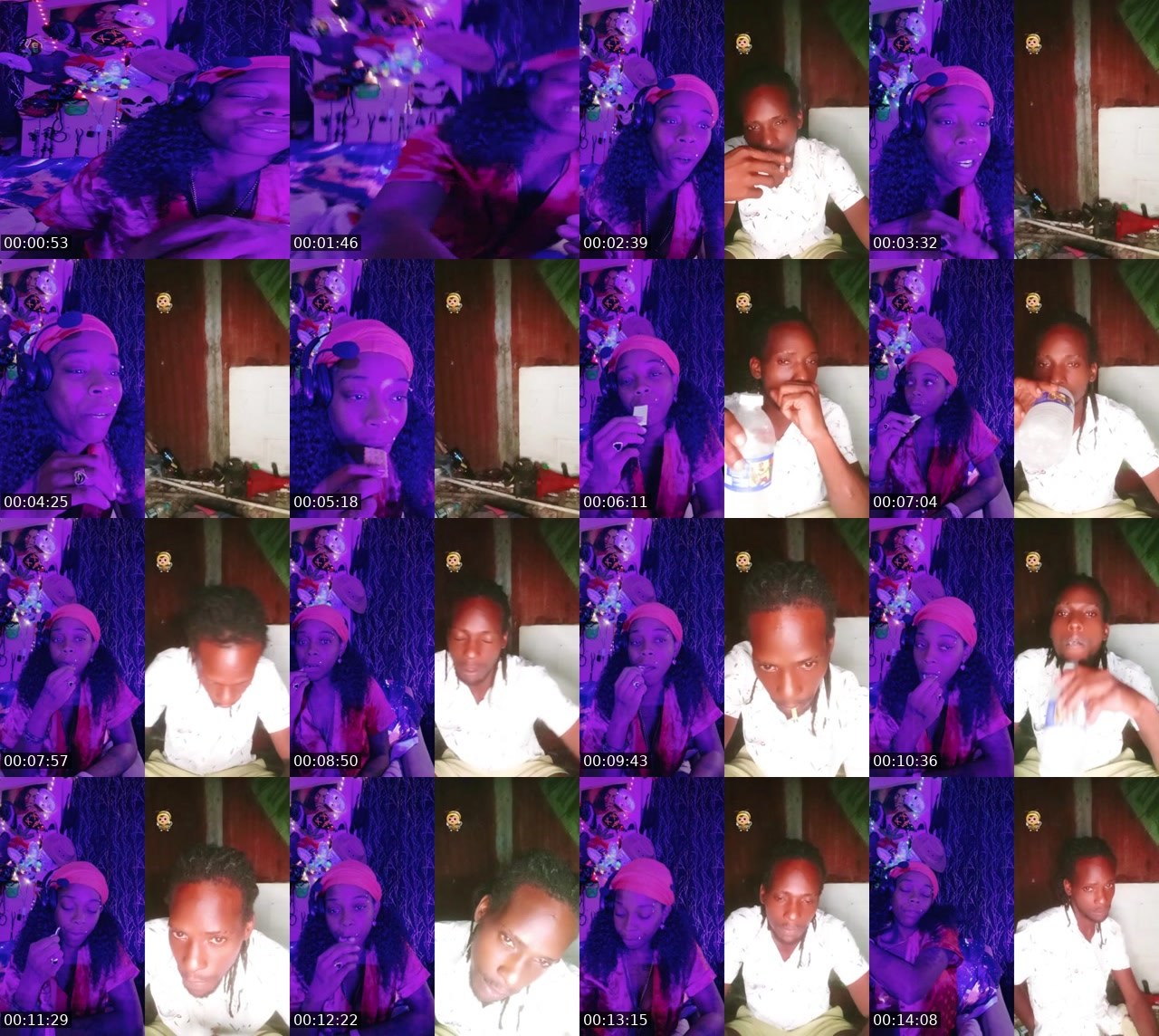 Contact-sheet preview of ᶢᶬᵈHostMzGoodz's BuzzCast recording