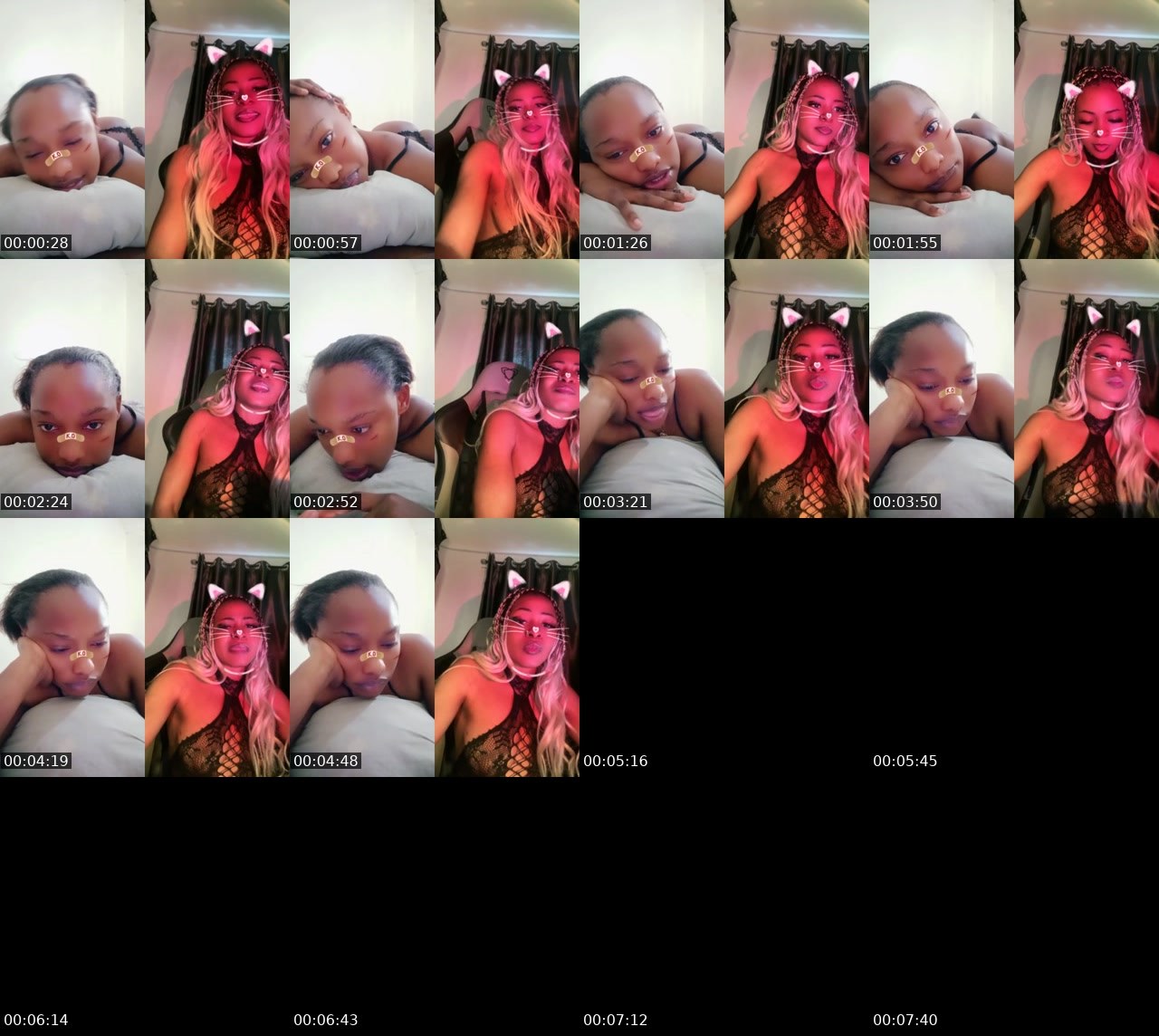 Contact-sheet preview of 40k 🙏lusher 💦's BuzzCast recording