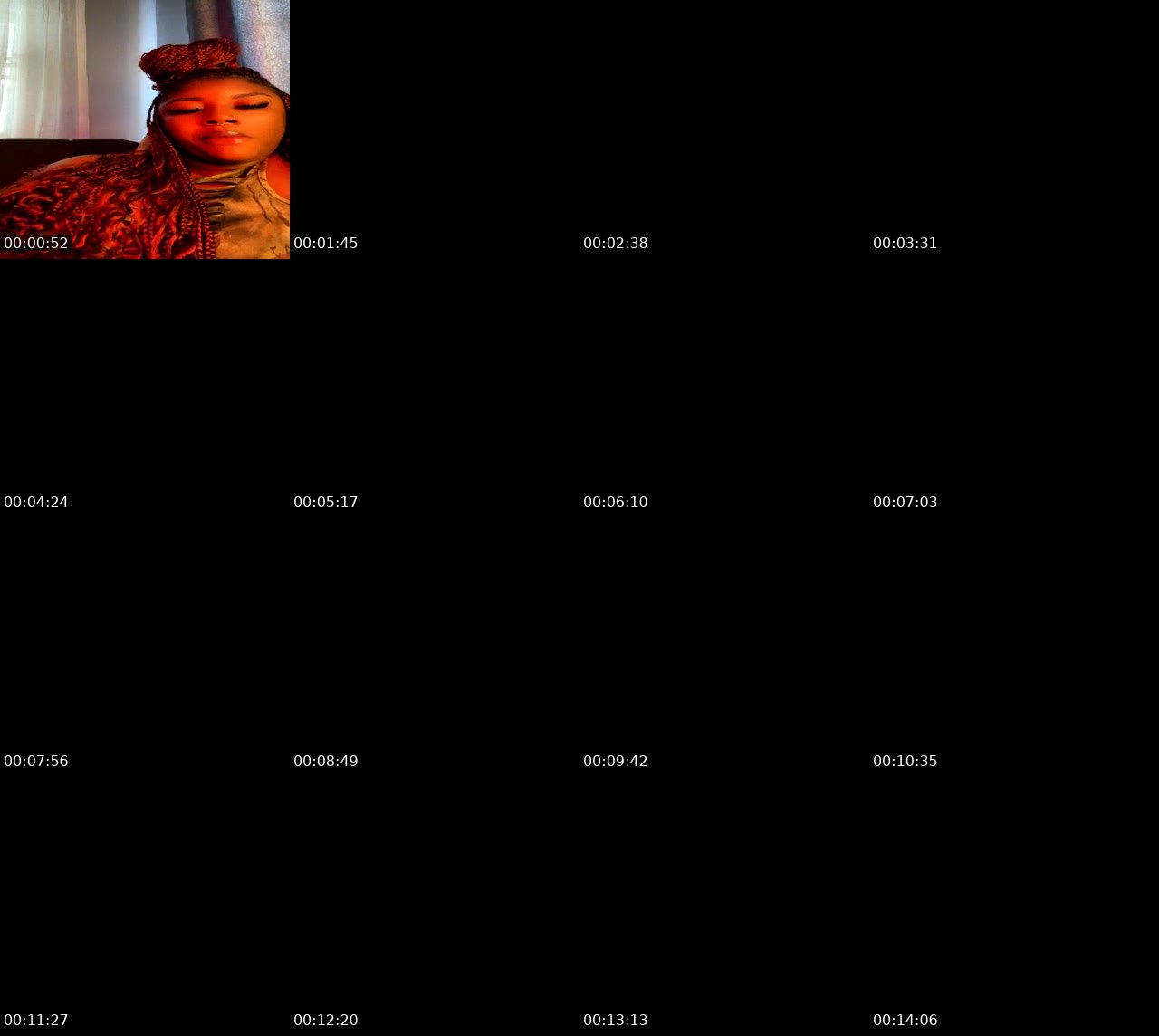 Contact-sheet preview of jasmine❤️'s BuzzCast recording