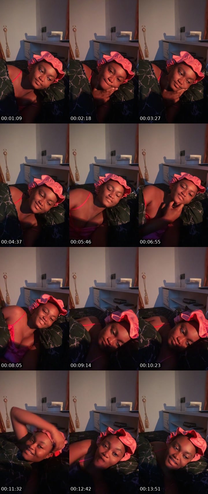 Contact-sheet preview of Sweetdiamond💎's BuzzCast recording