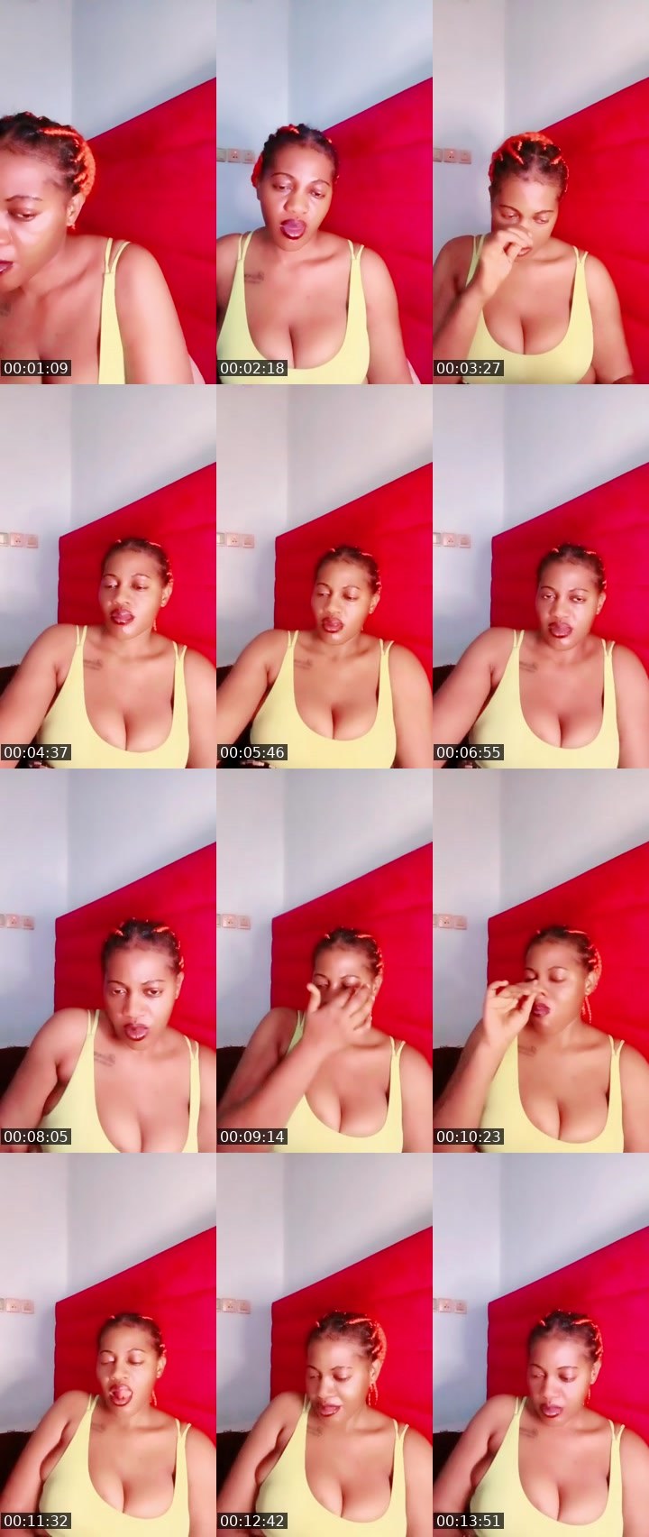 Contact-sheet preview of 👅BT🍑EZEWÆYI💦🔞's BuzzCast recording
