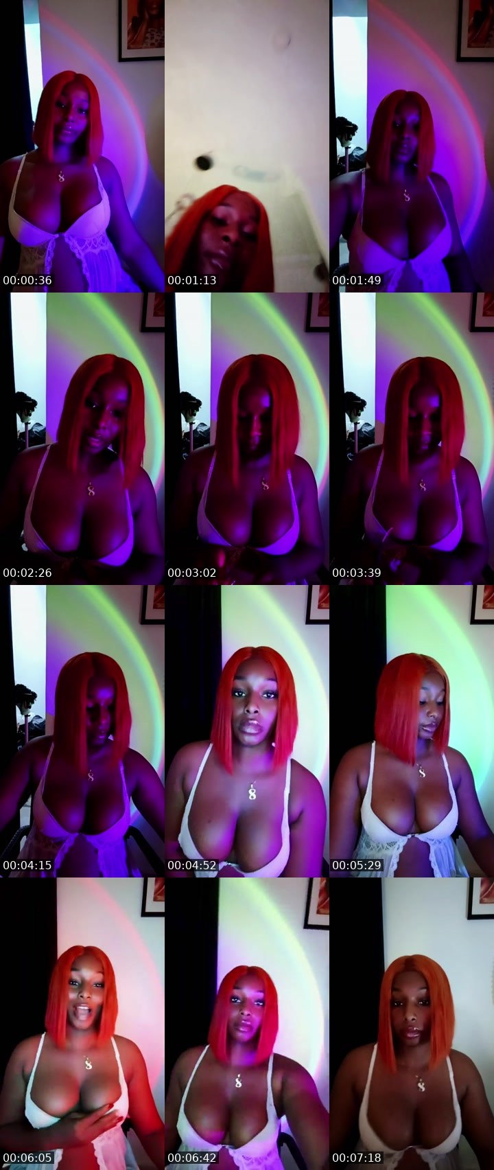 Contact-sheet preview of 🔞SWEETSINNER's BuzzCast recording