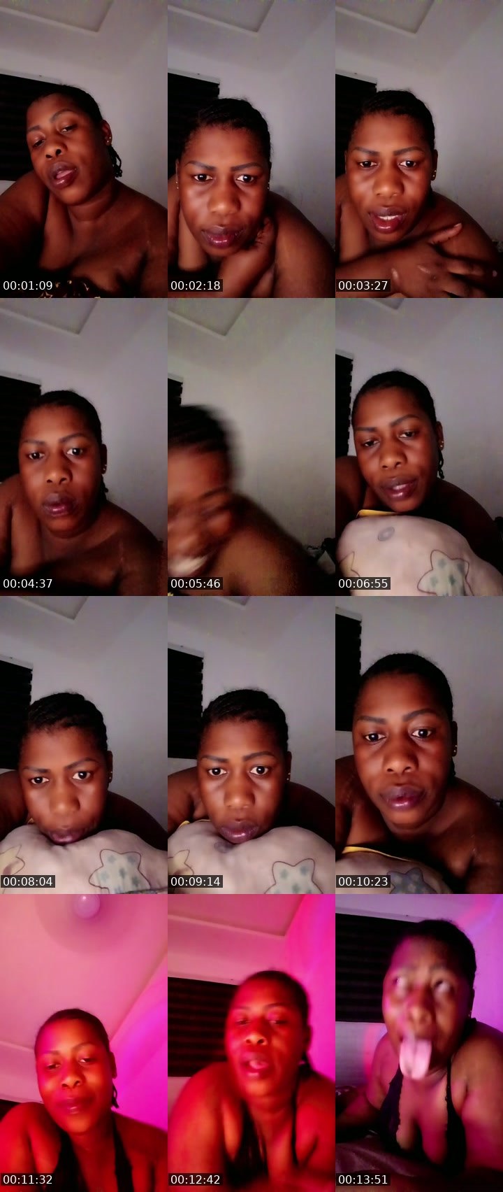 Contact-sheet preview of 39k help brok girl's BuzzCast recording