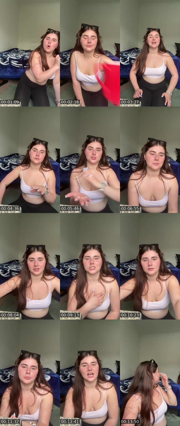 Contact-sheet preview of 𝐒✨XxLauriexX's BuzzCast recording