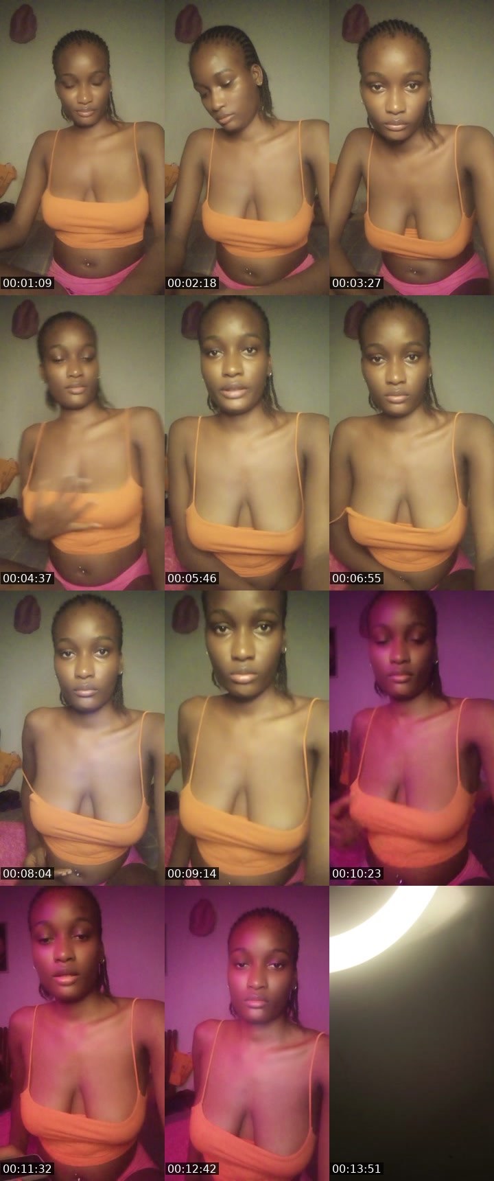 Contact-sheet preview of ᶢᶬᵈ62kHotspicy🥵🔥's BuzzCast recording