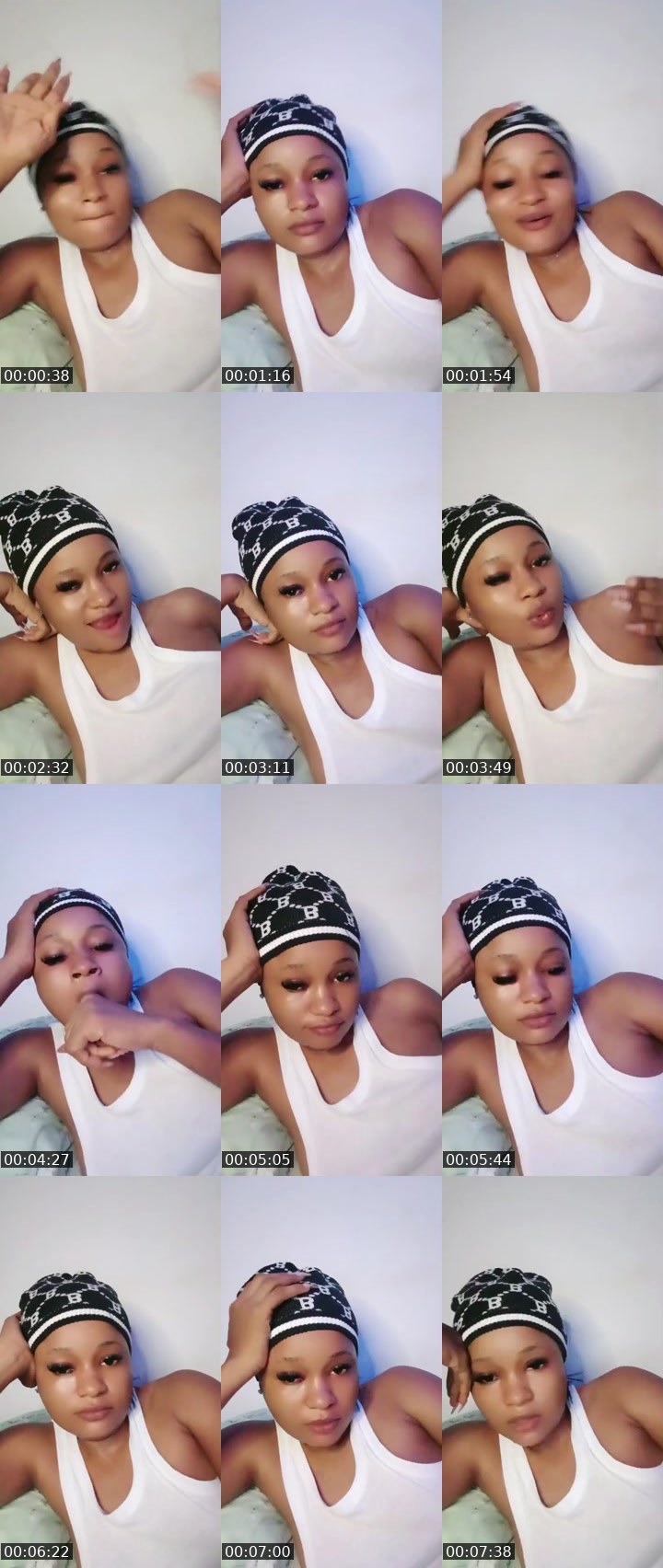 Contact-sheet preview of 💋60k🙏Nickie💕's BuzzCast recording