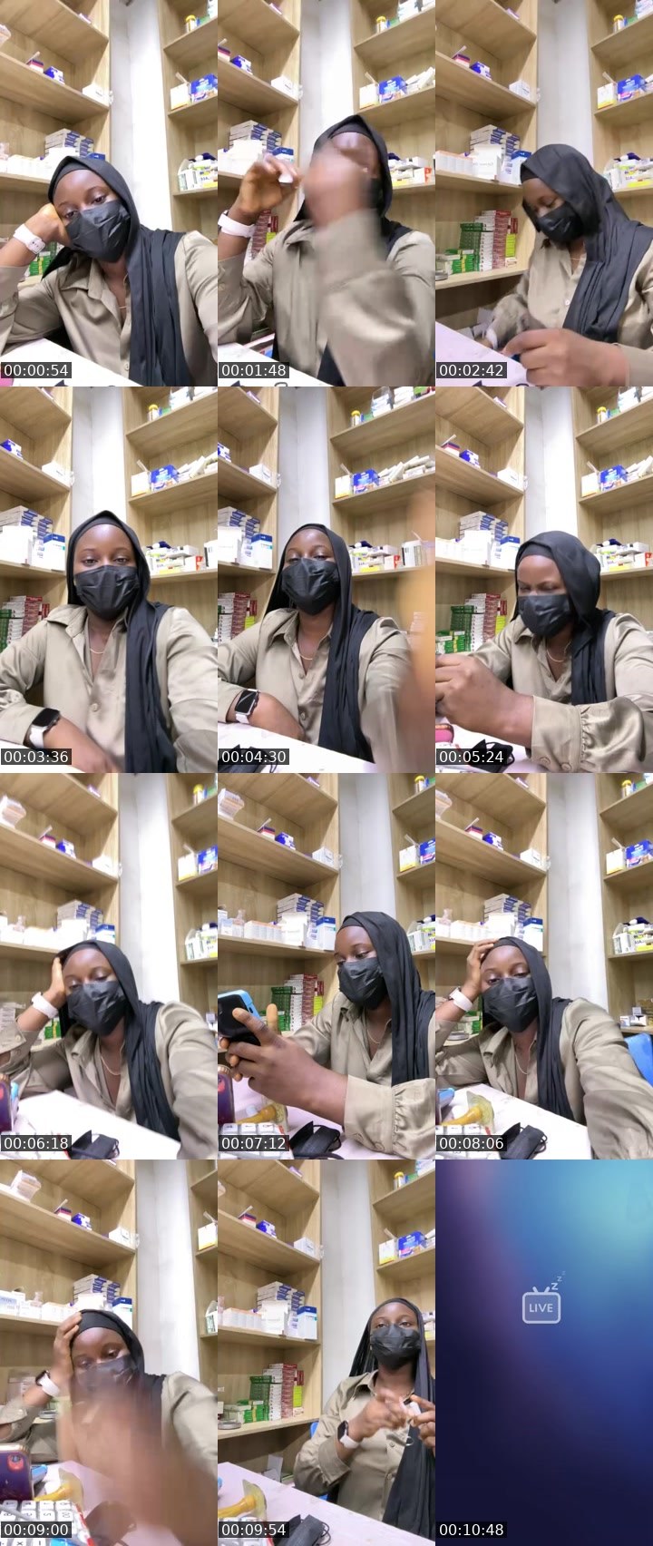 Contact-sheet preview of 👅Śẽxý__Ńũřśè🌸🫧's BuzzCast recording
