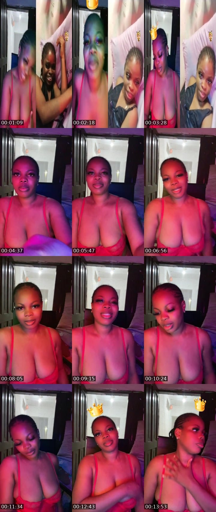 Contact-sheet preview of 75k🎯👸Clasycham❤️'s BuzzCast recording