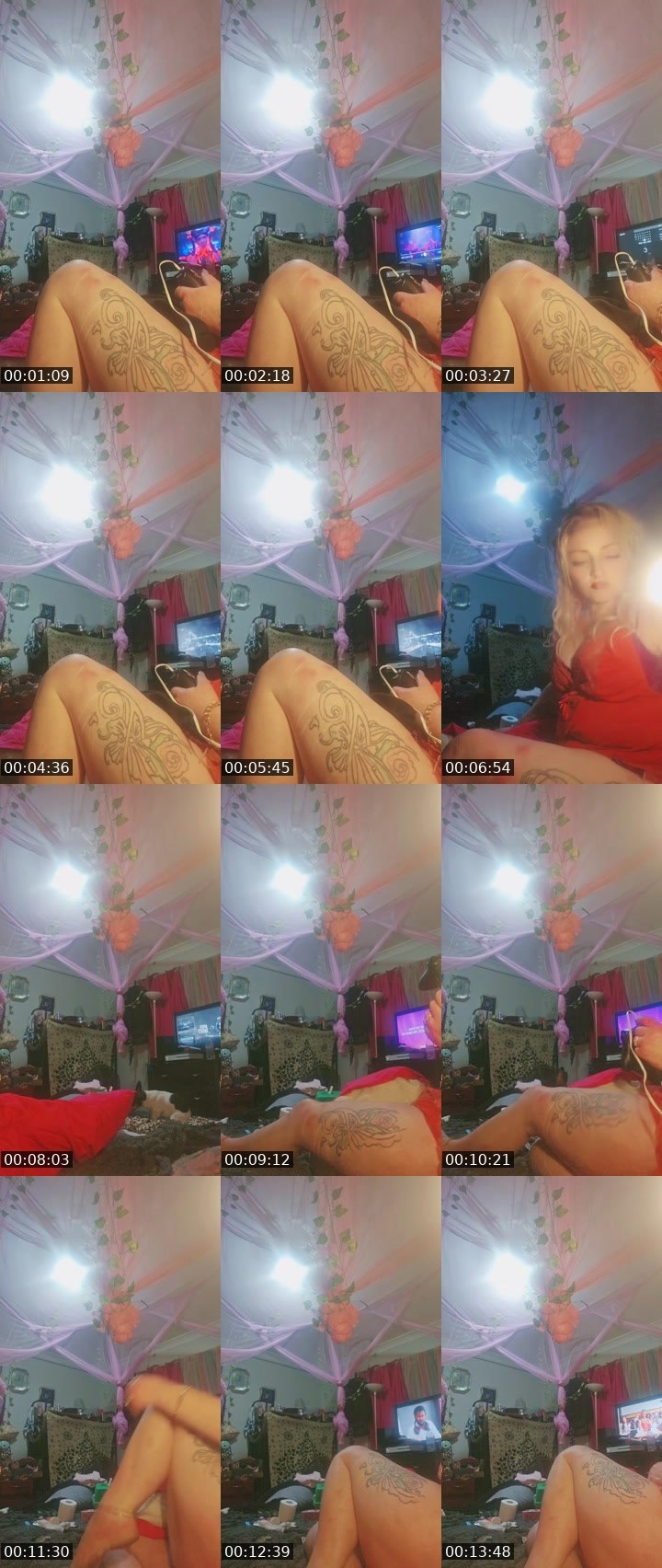 Contact-sheet preview of Queenie Indica's BuzzCast recording