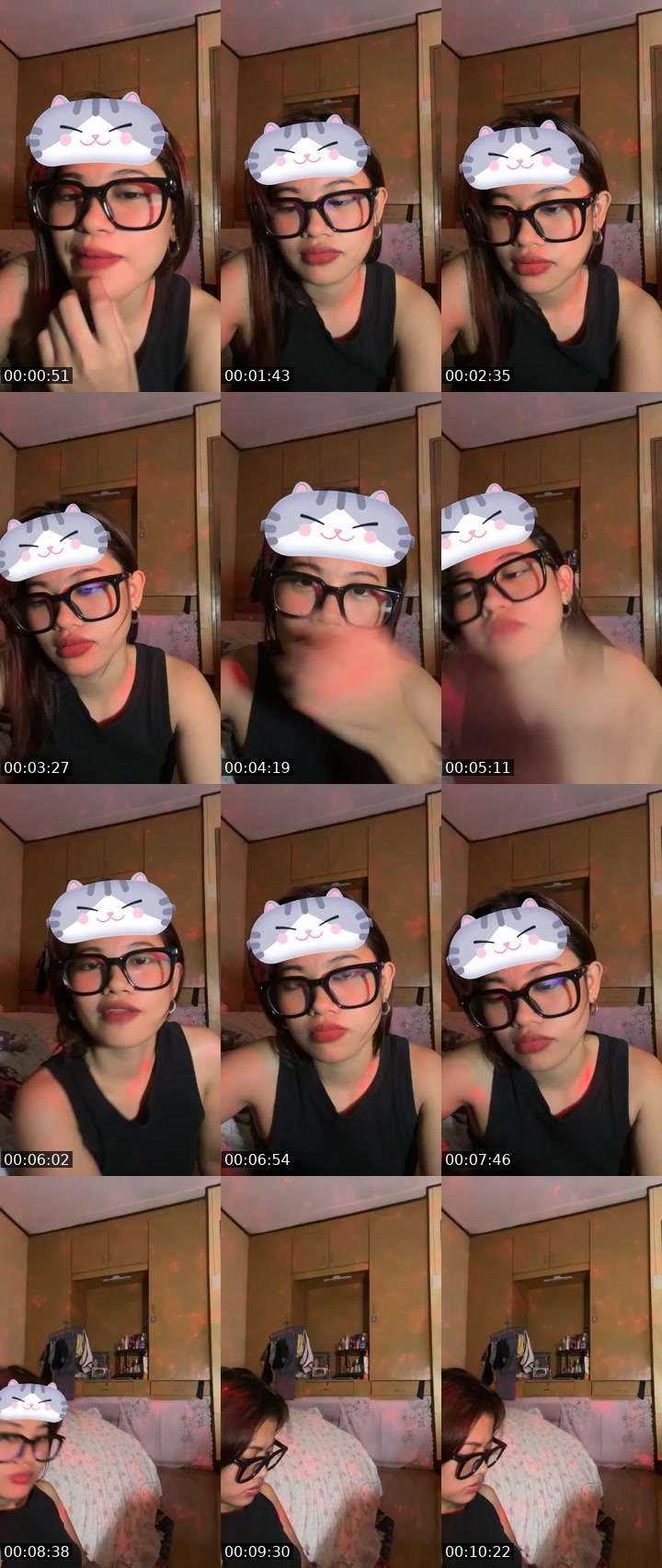 Contact-sheet preview of ❀𝓘𝓼𝓱𝓪❀'s BuzzCast recording